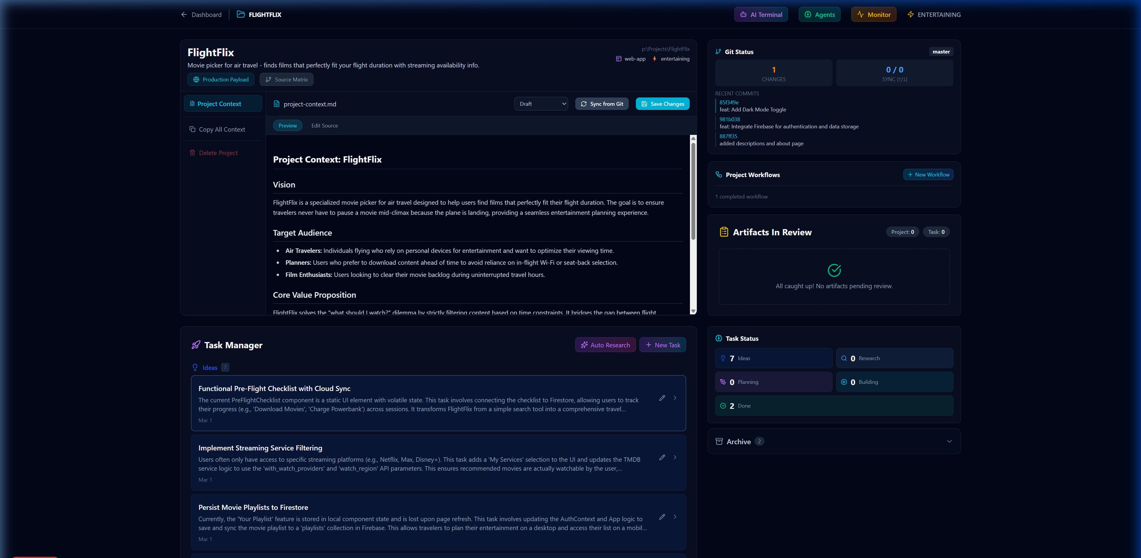 Nexus Project Workspace